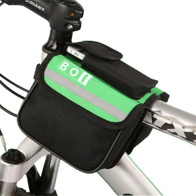 15* 11.5*5cm 2L Bicycle Cycling Bag Bike Top Tube Saddle Bag Bicycle Frame Pannier Bag Rack Bicycle Accessories BHU2