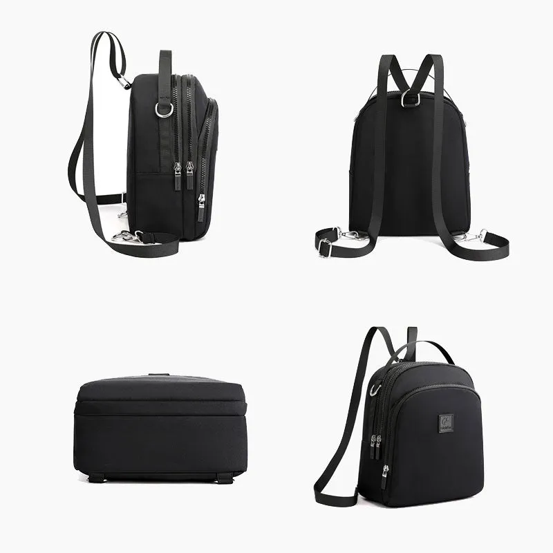 2 Way-use Waterproof Lightweight Casual Backpack Shoulder Bag