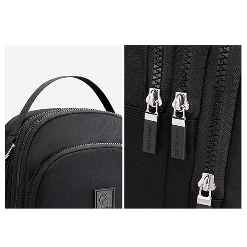 2 Way-use Waterproof Lightweight Casual Backpack Shoulder Bag