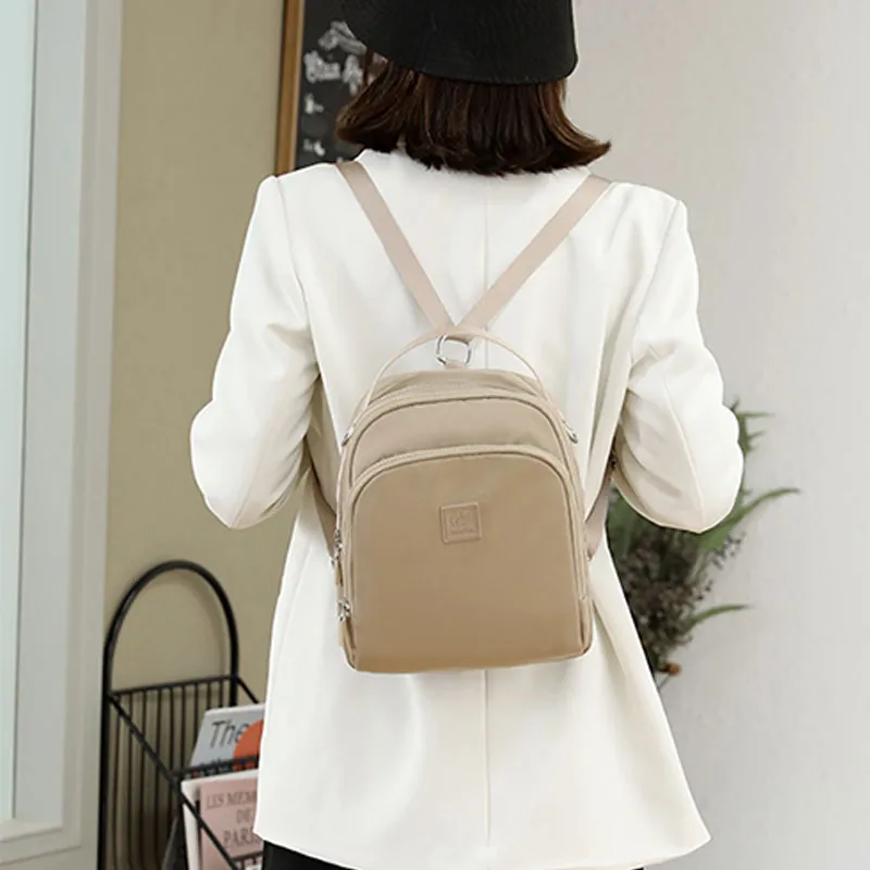 2 Way-use Waterproof Lightweight Casual Backpack Shoulder Bag