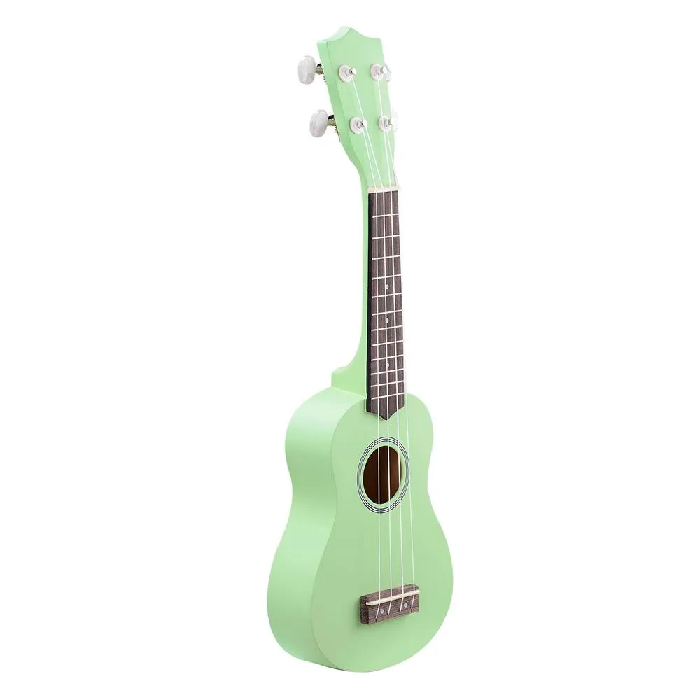 21" 4 String Ukulele Hawaiian Guitar Concert Music Show Talent Gift w/ Bag Tuner Green