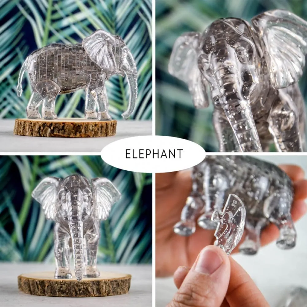 3D Crystal Puzzles Elephant