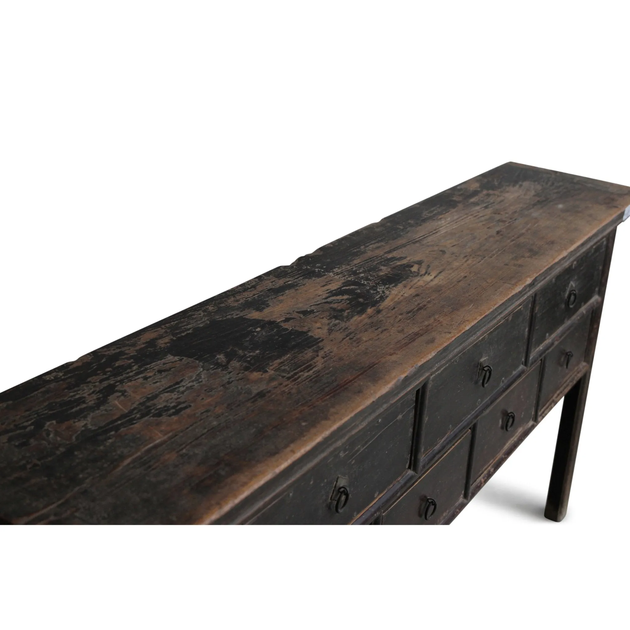 7 Drawer Console Table From Shanxi - 19thC