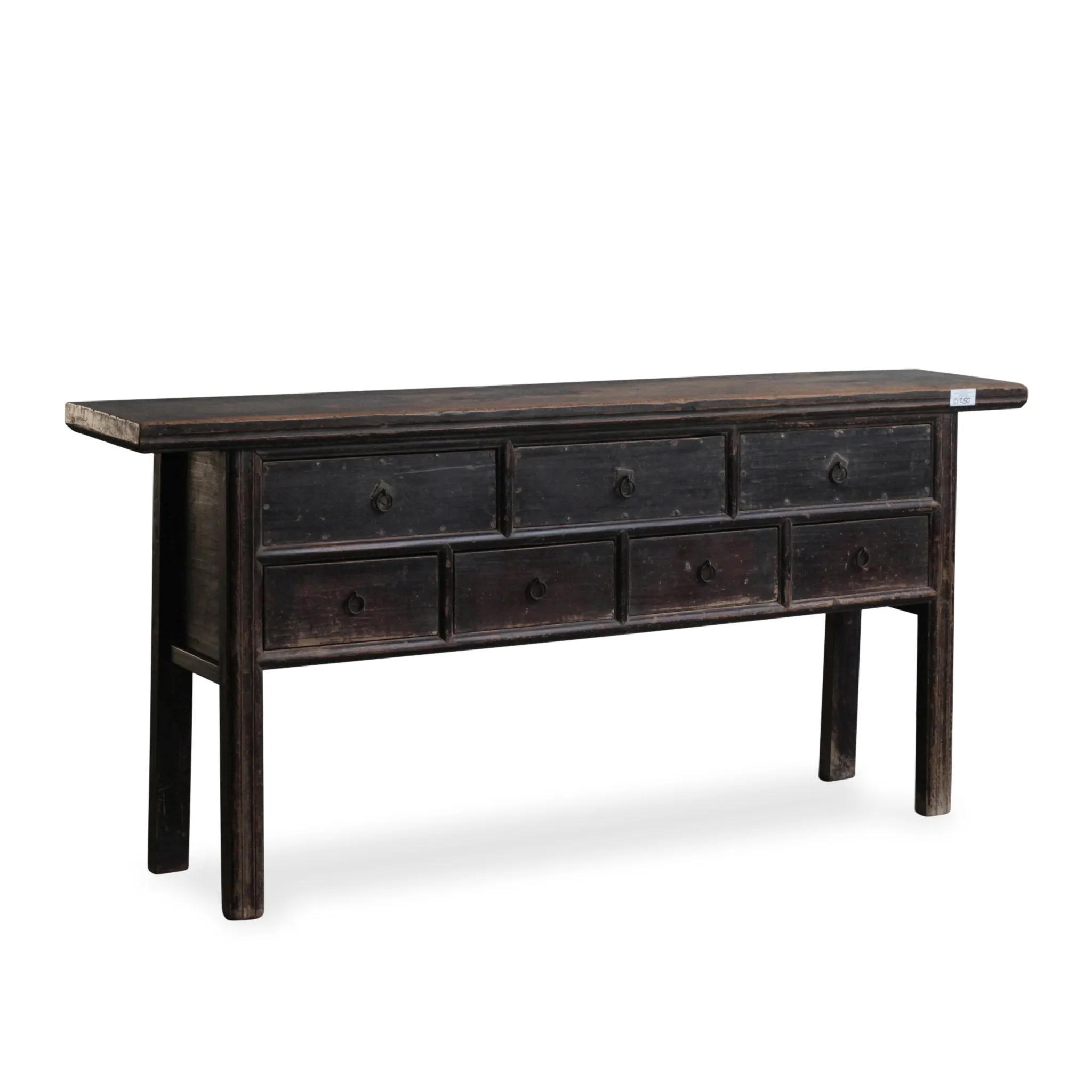 7 Drawer Console Table From Shanxi - 19thC