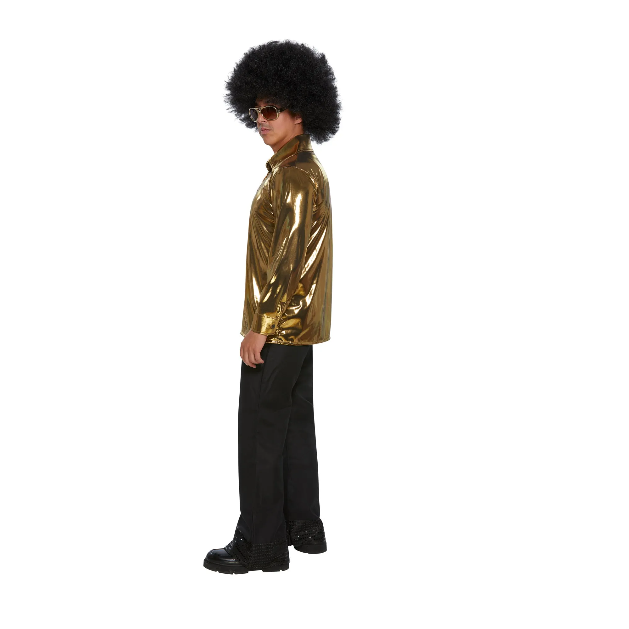 70s Disco Gold Shirt for Adults