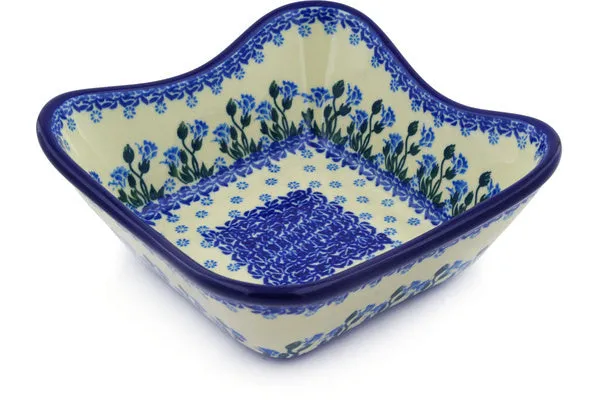 7" Cereal Bowl - Gorgeous Cerulean Blooms