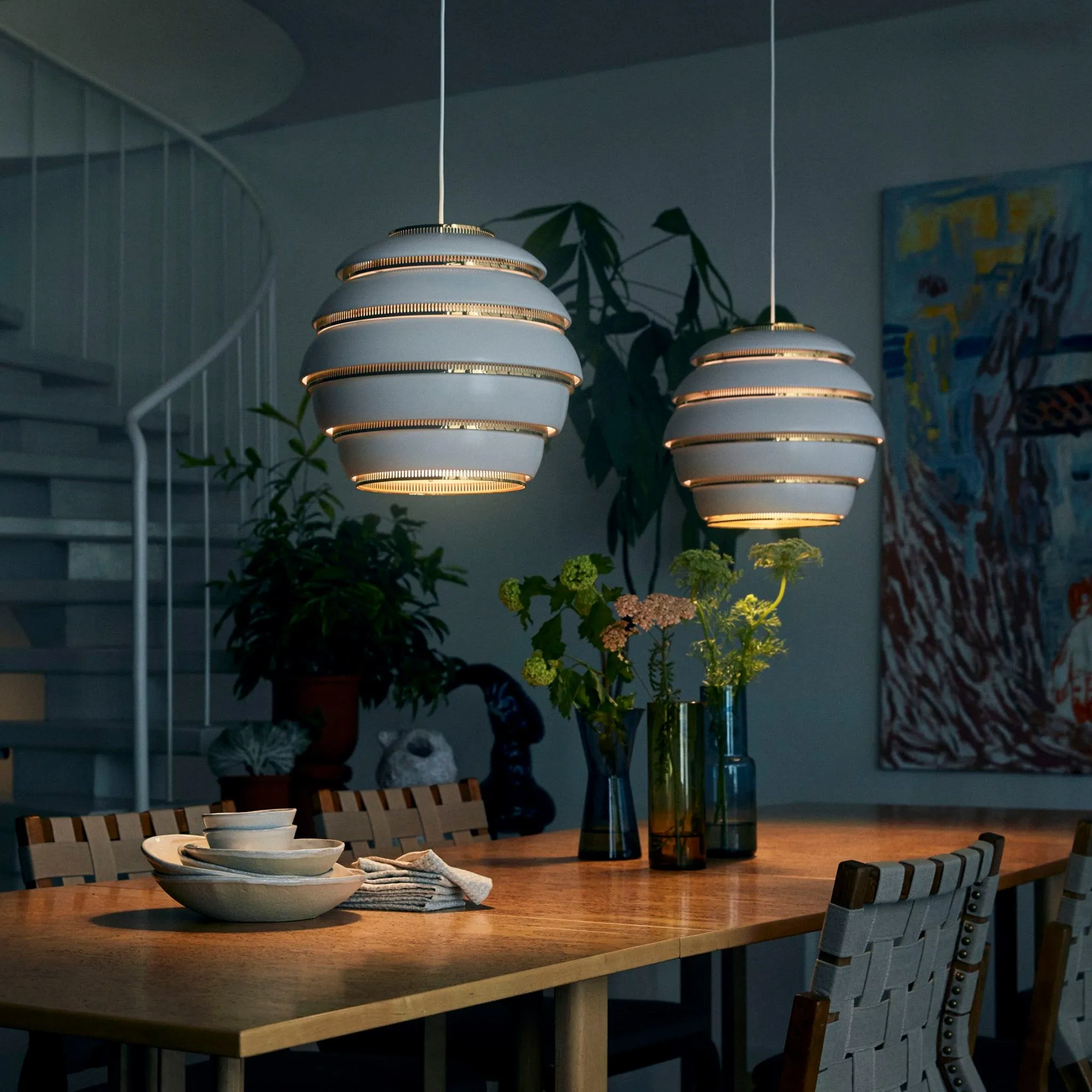 A331 “Beehive” Pendant Lamp by Artek