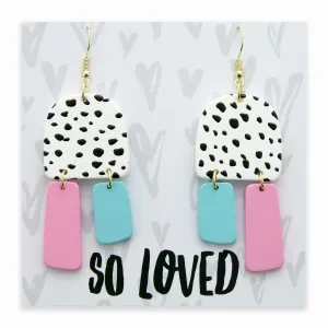 Acrylic Dangles - 'So Loved' - Houston (12622)