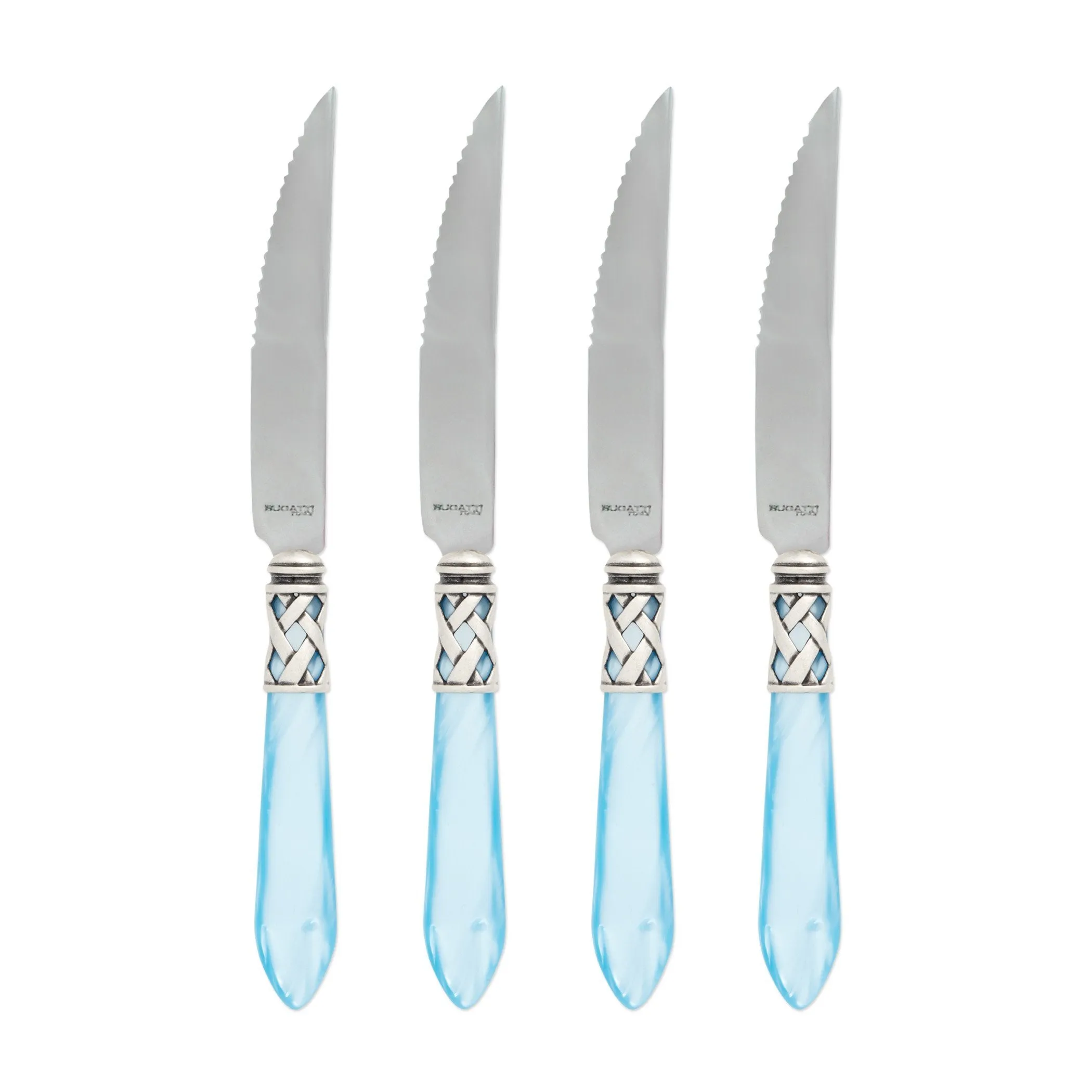 Aladdin Antique Light Blue Steak Knives (Set of 4)