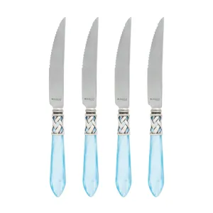 Aladdin Antique Light Blue Steak Knives (Set of 4)