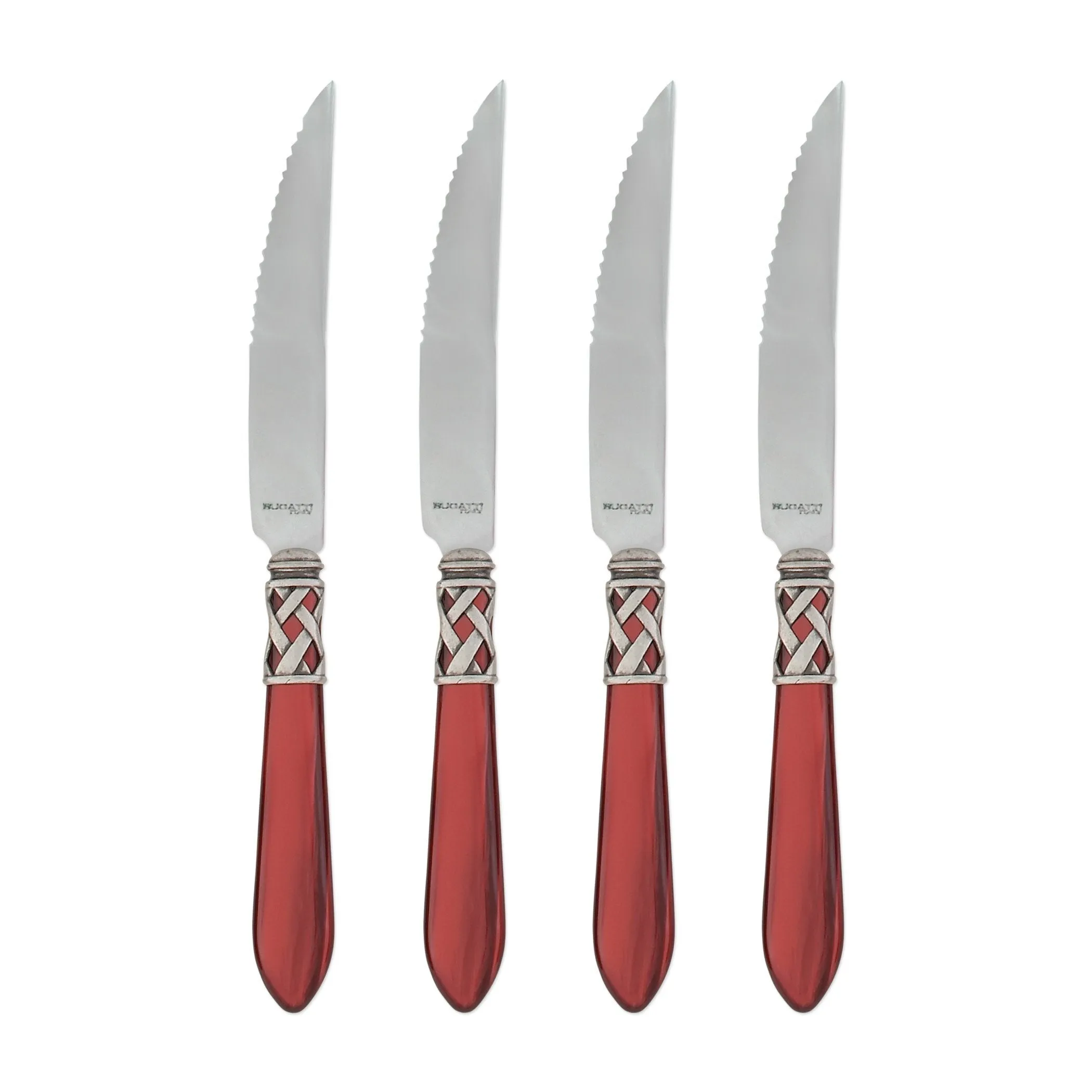 Aladdin Antique Red Steak Knives (Set of 4)