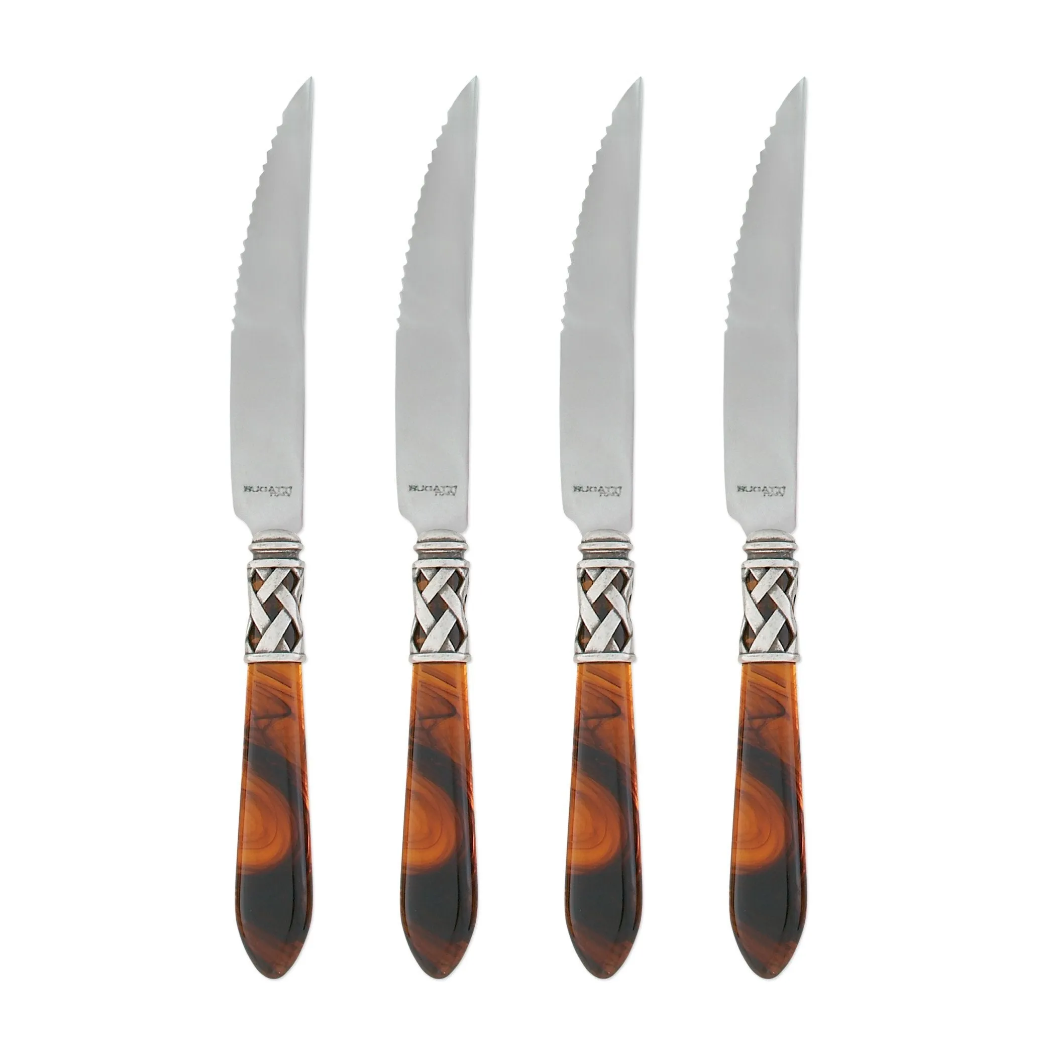 Aladdin Antique Tortoiseshell Steak Knives (Set of 4)