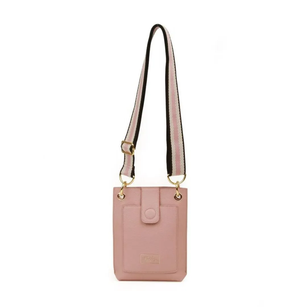 Alice Wheeler Primrose Phone Cross Body Bag - Pink