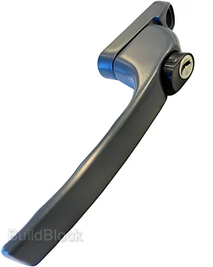 Anthracite Grey Window Handle with interchangeable spindle