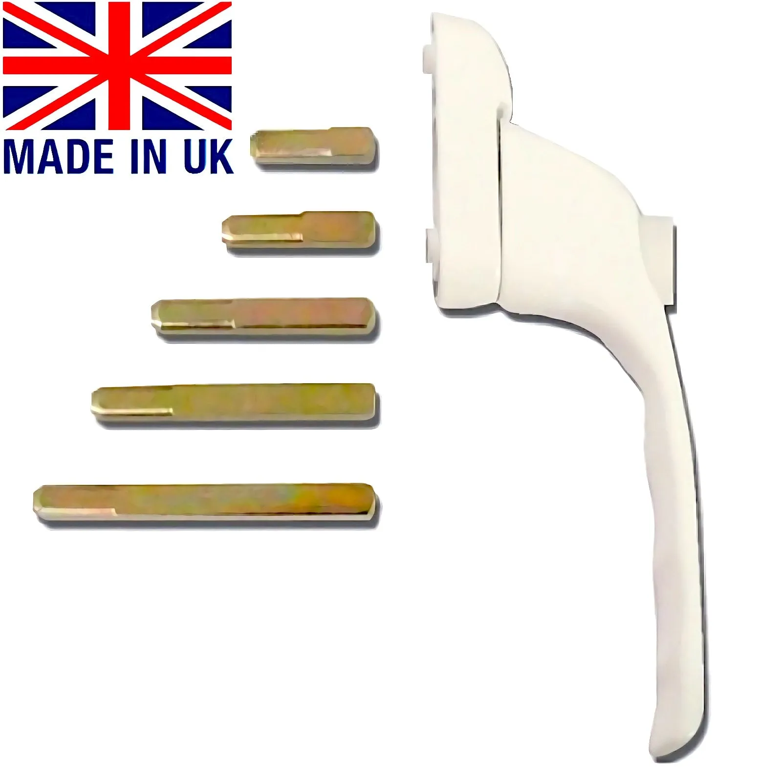 Anthracite Grey Window Handle with interchangeable spindle