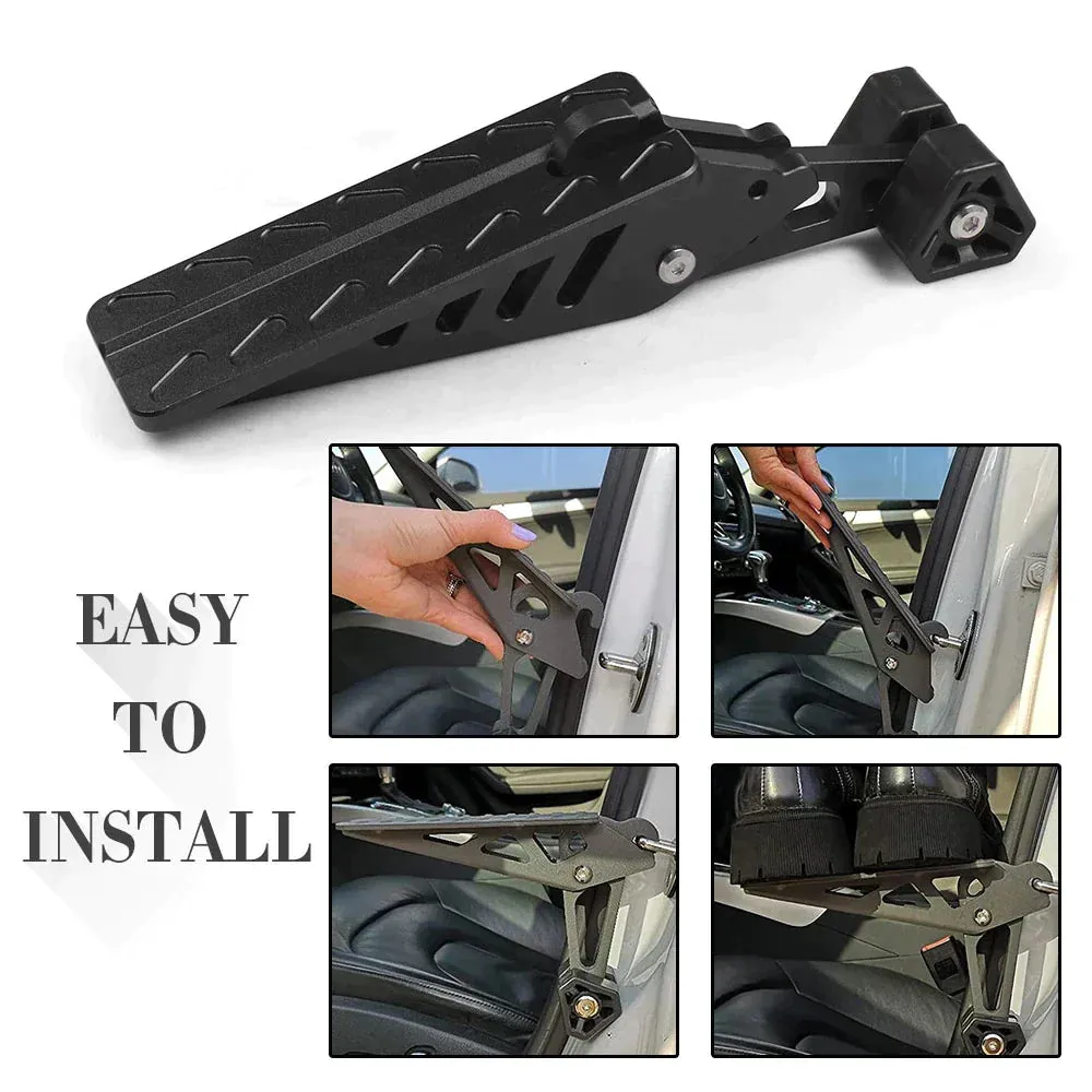 Auxiliary Pedals Foldable Rack Car Door Step