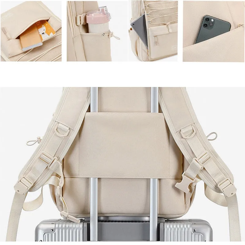 Backpack Middle School Bookbag Daypack with Clear Mesh