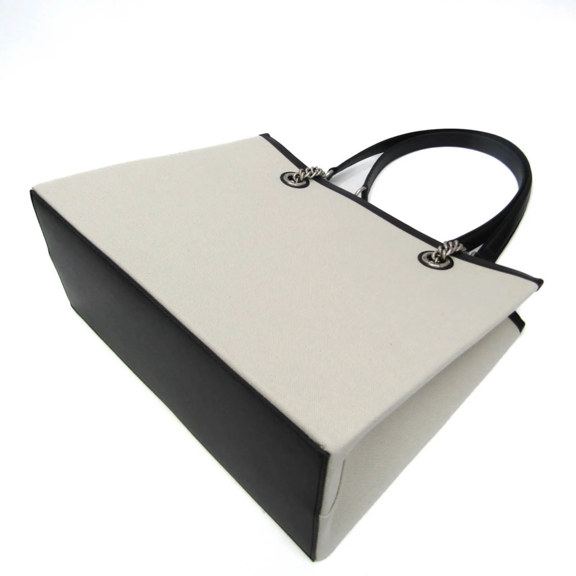 Balenciaga Cabas White Canvas Bag