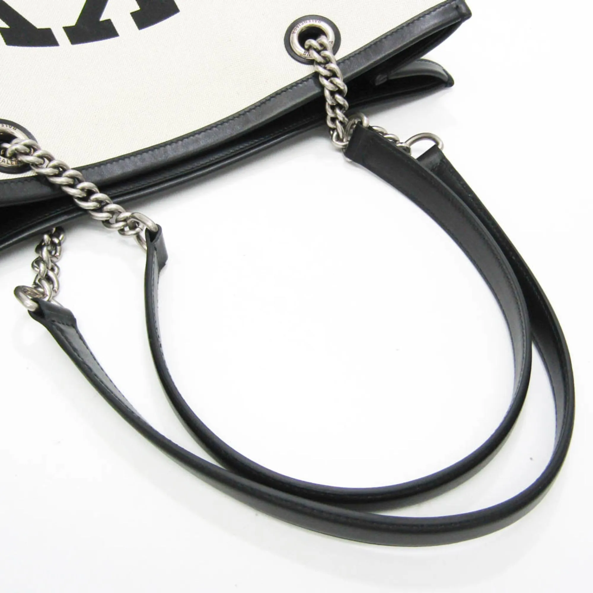 Balenciaga Cabas White Canvas Bag