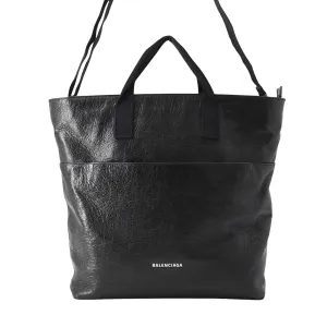 Balenciaga Explorer Black Leather Bag