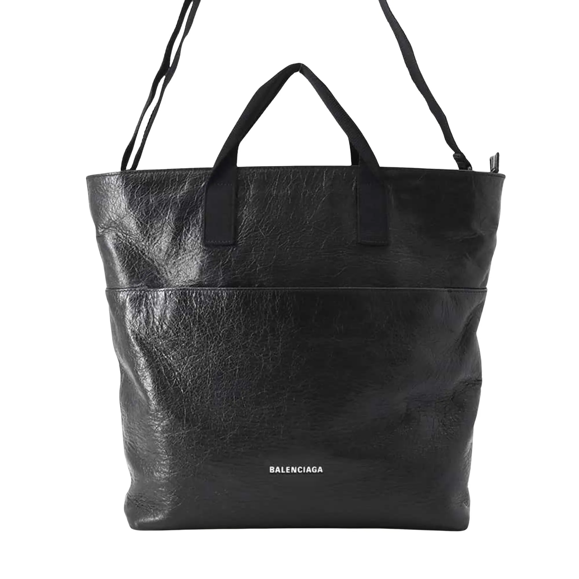 Balenciaga Explorer Black Leather Bag