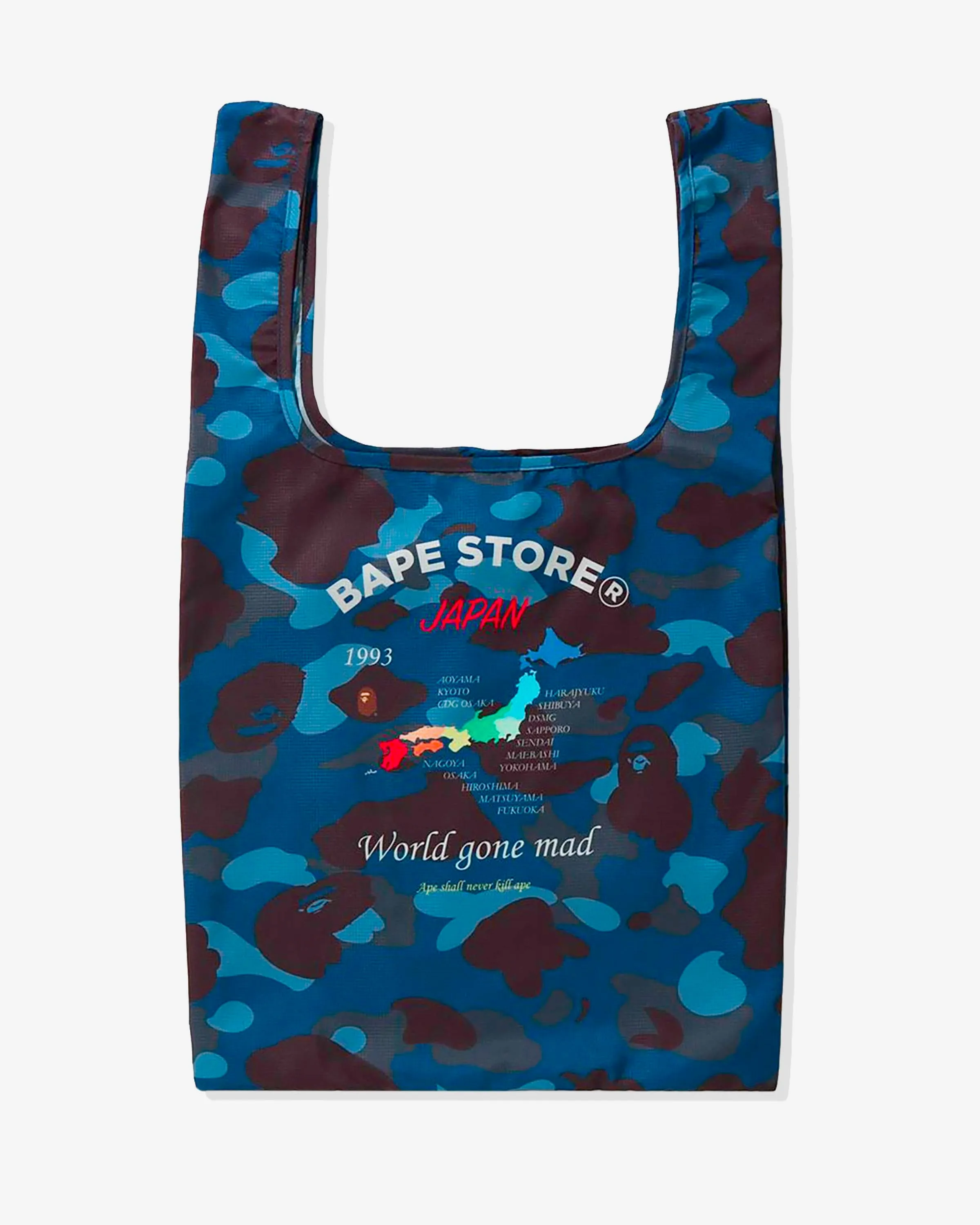 BAPE COLOR CAMO SHOPPING BAG L