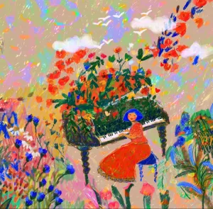Bibsisita Clutch Bag- Gift of Music