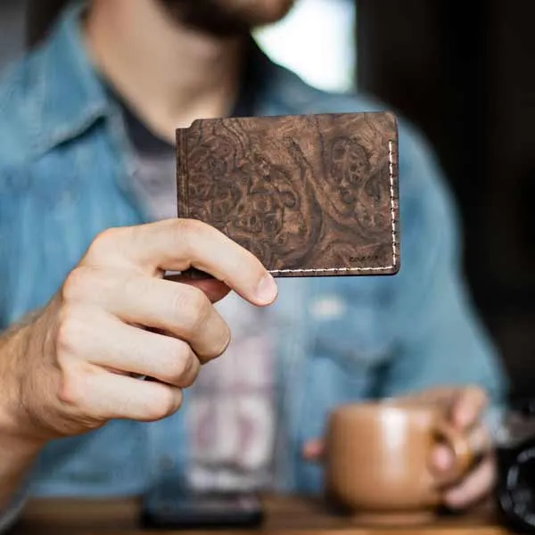 Bifold Wood Wallet