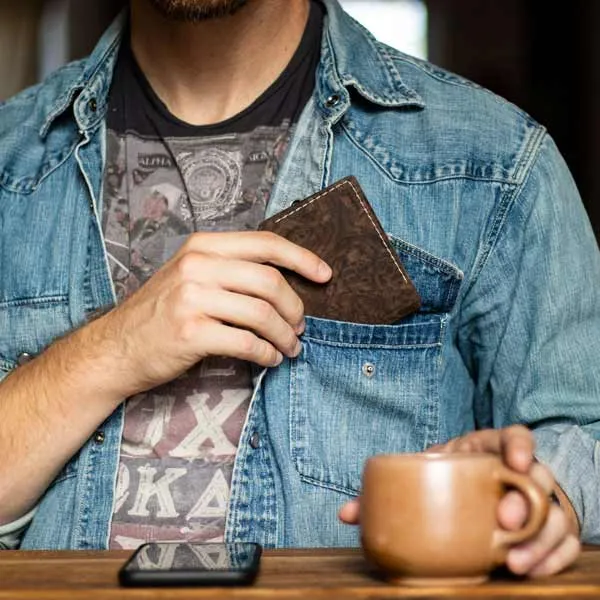Bifold Wood Wallet