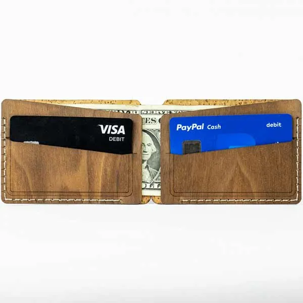Bifold Wood Wallet