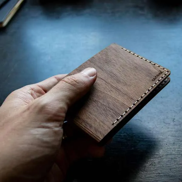 Bifold Wood Wallet