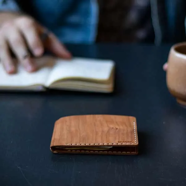 Bifold Wood Wallet
