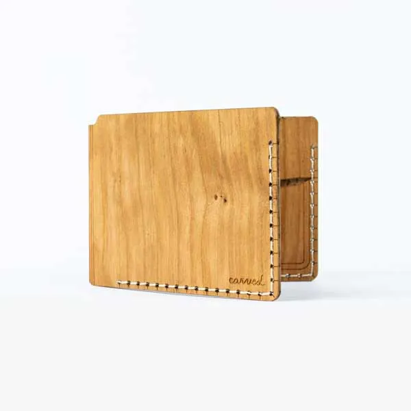 Bifold Wood Wallet