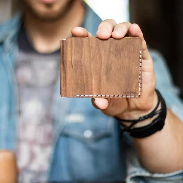 Bifold Wood Wallet
