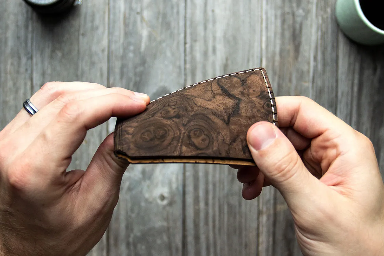 Bifold Wood Wallet
