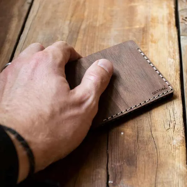 Bifold Wood Wallet