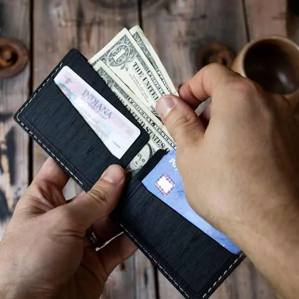Bifold Wood Wallet