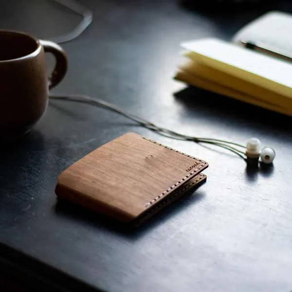 Bifold Wood Wallet