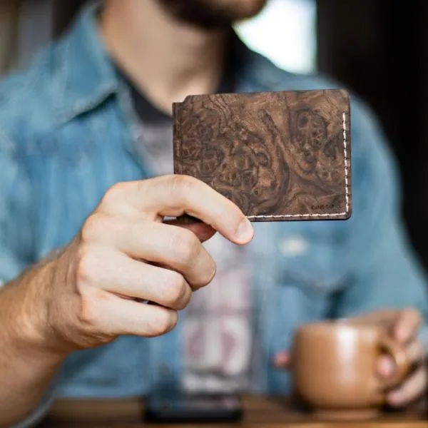Bifold Wood Wallet