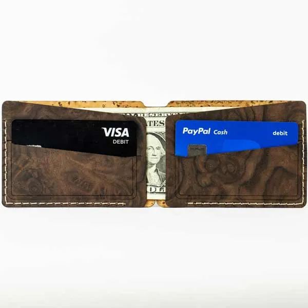Bifold Wood Wallet