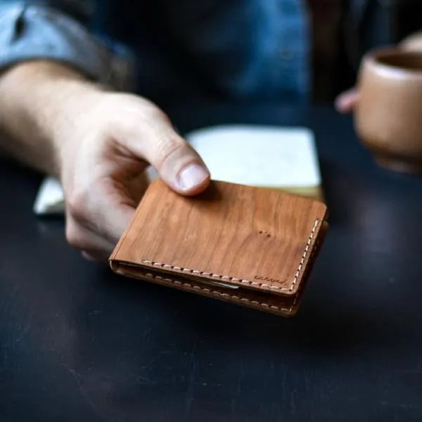 Bifold Wood Wallet