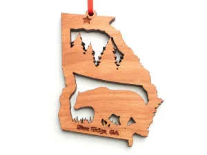 Blue Ridge Georgia Bear Insert Ornament