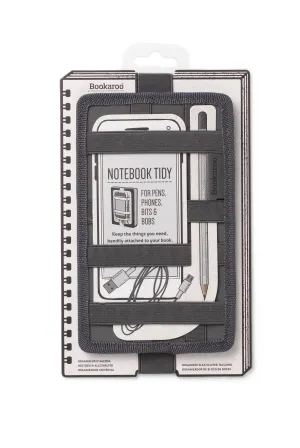 Bookaroo Notebook Tidy- Charcoal