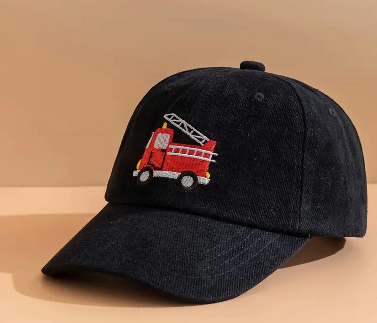 Boys Fire Truck Baseball Cap