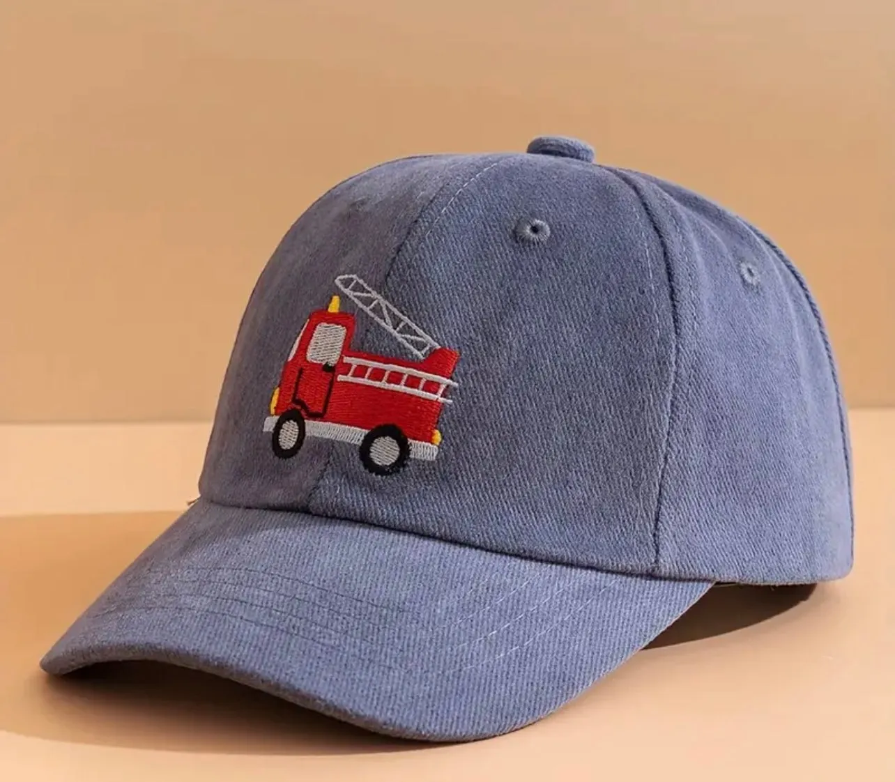 Boys Fire Truck Baseball Cap