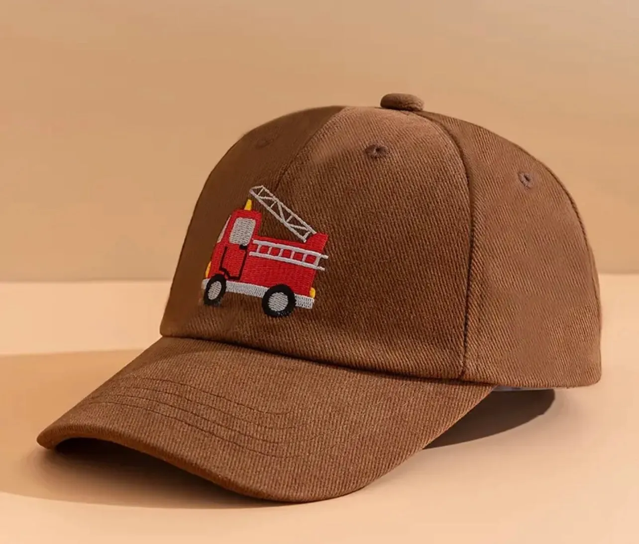 Boys Fire Truck Baseball Cap