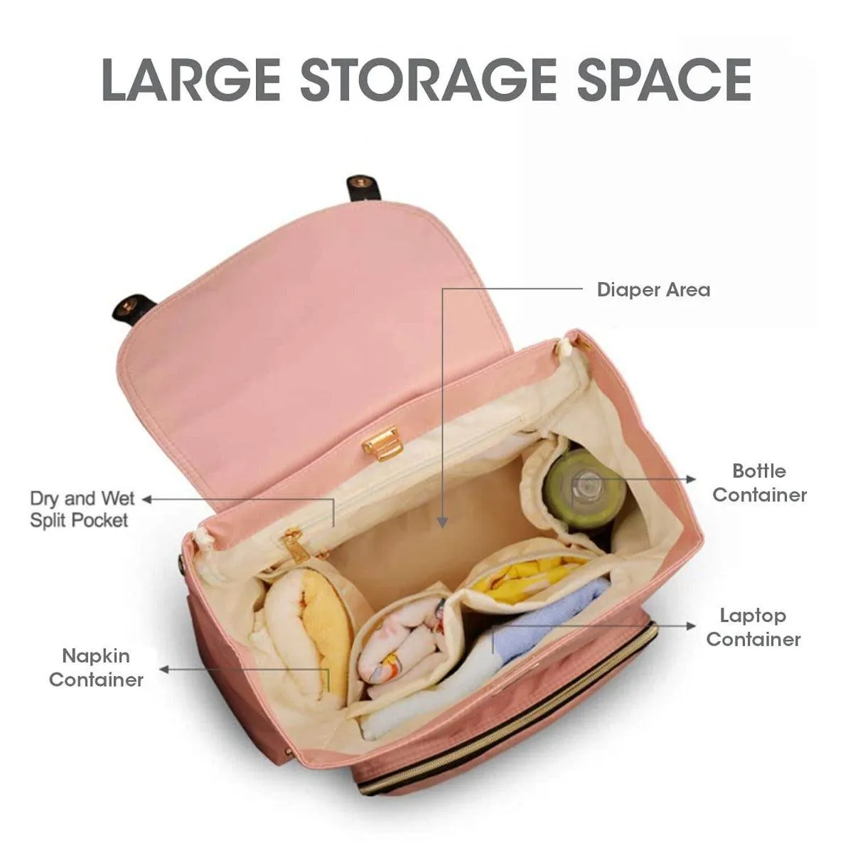 Caramello Bliss Diaper Bag