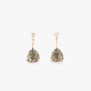 CE6-OOAK | 1.71 Carat One-of-a-Kind Diamond Slice Earrings