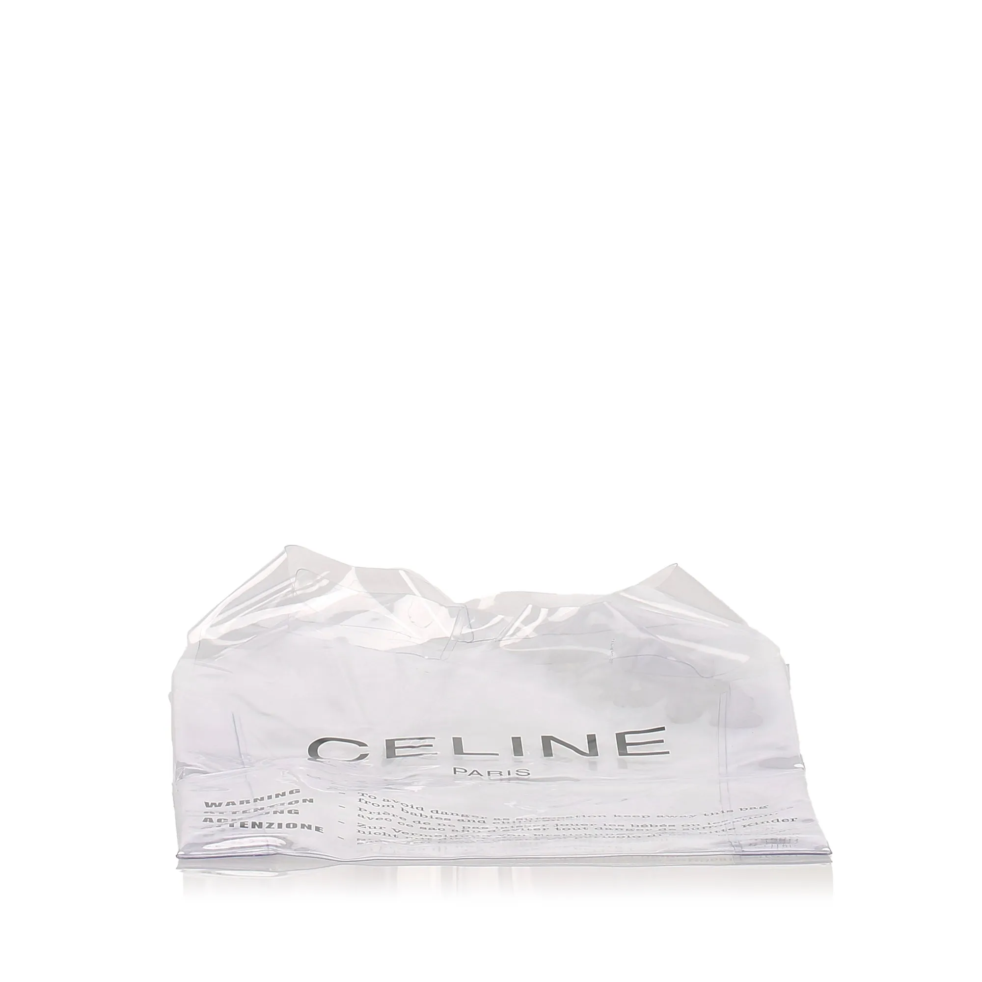 Celine 2018 PVC Shopping Bag with Solo Pouch Red