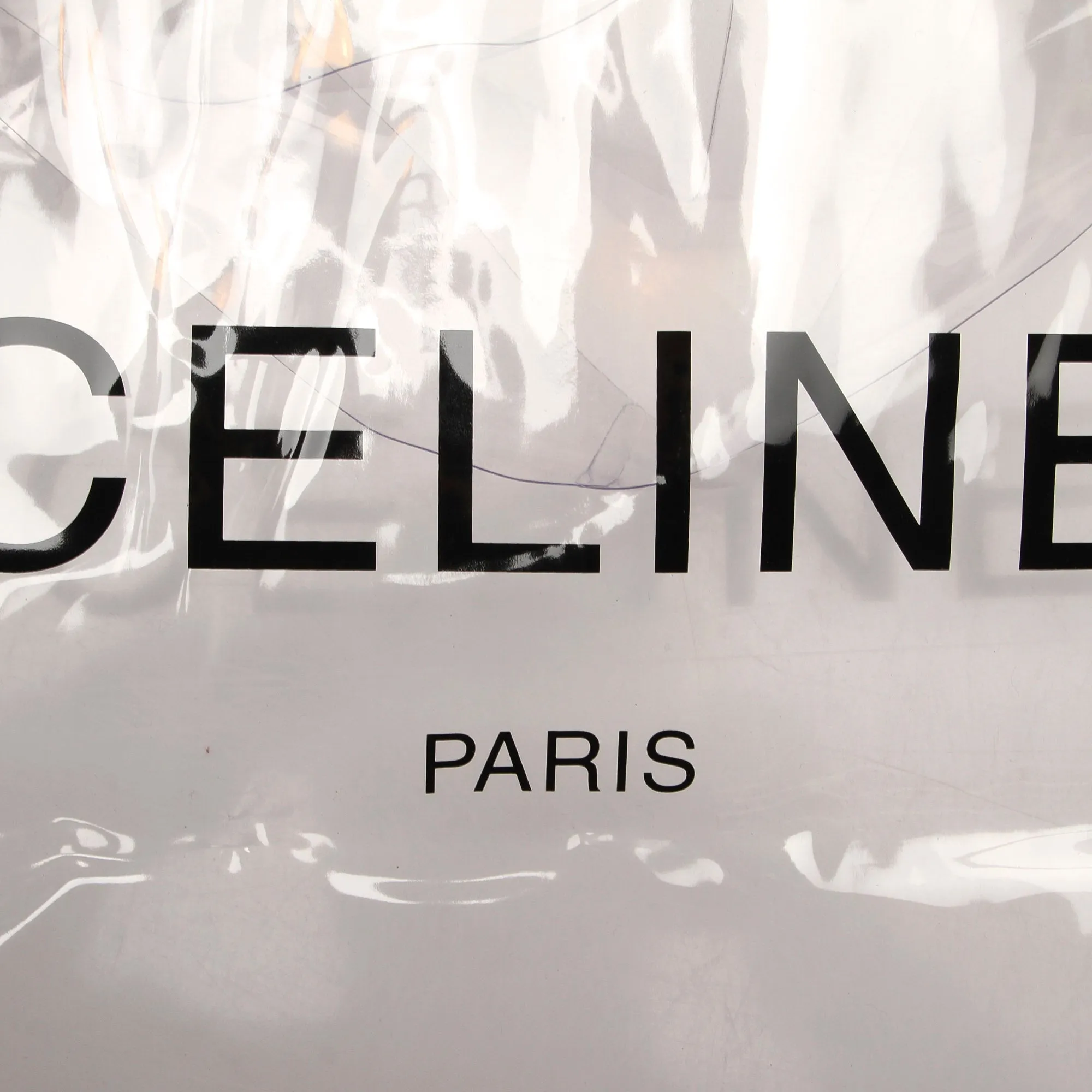 Celine 2018 PVC Shopping Bag with Solo Pouch Red
